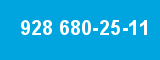928 680-25-11